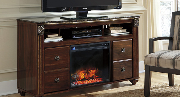 TV Stand with LED Fireplaces In Federal Way, WA